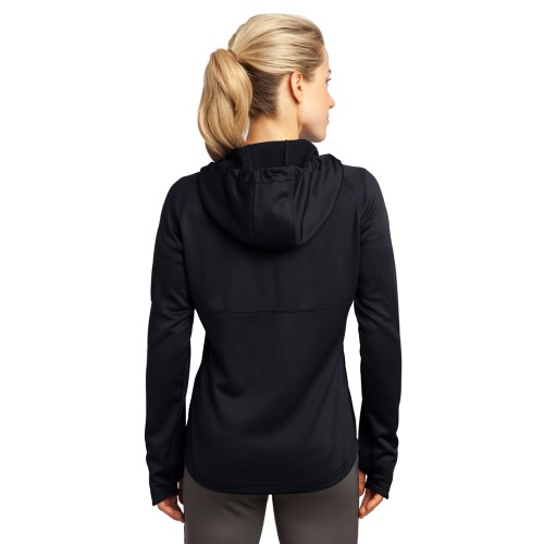 Ladies Tech Fleece Full-Zip Hooded Jacket - Embroidered Left Chest
