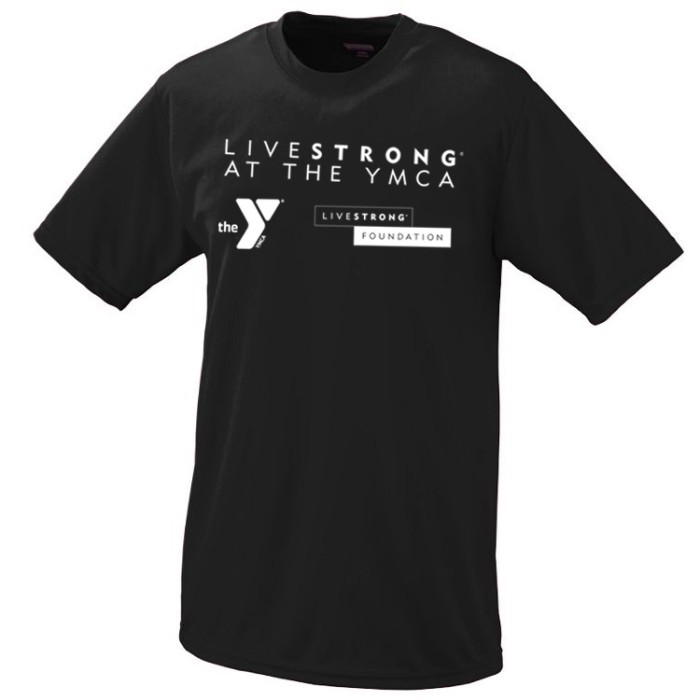 Adult Short Sleeve 100 Cotton Tee LIVESTRONG
