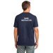 Mens "Out of Water" Swim Instructor Performance Tee (feels Like Cotton) - YMCA Logo - Swim Instructor Back