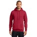 Adult Hooded Sweat Shirt -  Large Center Chest Y