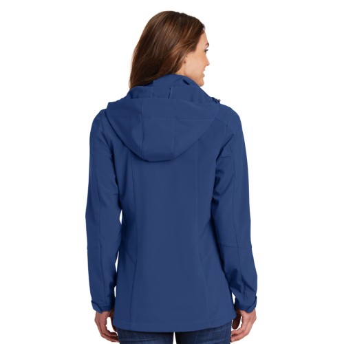 Ladies Eddie Bauer® Hooded Soft Shell Parka- Embroidered