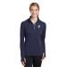 Ladies Sport-Wick® Textured 1/4-Zip Pullover - Embroidered