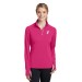 Ladies Sport-Wick® Textured 1/4-Zip Pullover - Embroidered