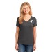 Ladies 5.4-oz 100% Cotton V-Neck T-Shirt - Screen Print