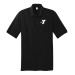 Adult 5.5-Ounce Jersey Knit Polo - Front/Back LC Y Logo - I Am Strong Survivor Back