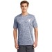Mens Electric Heather Crew Neck Tee - Screen Print