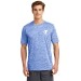 Mens Electric Heather Crew Neck Tee - Screen Print