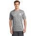 Mens Electric Heather Crew Neck Tee - Screen Print