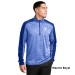 Mens PosiCharge® Electric Heather Colorblock 1/4-Zip Pullover - Embroidered Left Chest