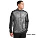 Mens PosiCharge® Electric Heather Colorblock 1/4-Zip Pullover - Embroidered Left Chest