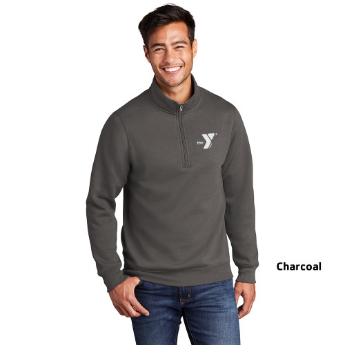 Men's 1/4-Zip Pullover Sweatshirt - Screen Print