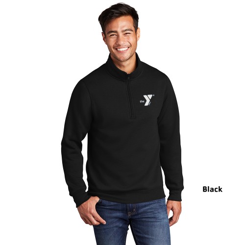Men's 1/4-Zip Pullover Sweatshirt - Screen Print
