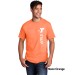 Adult 5.4oz 100% Cotton Tee  - Vertical Staff Logo