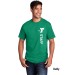 Adult 5.4oz 100% Cotton Tee  - Vertical Staff Logo