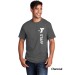 Adult 5.4oz 100% Cotton Tee  - Vertical Staff Logo