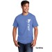Adult 5.4oz 100% Cotton Tee  - Vertical Staff Logo