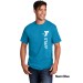 Adult 5.4oz 100% Cotton Tee  - Vertical Staff Logo