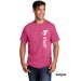 Adult 5.4oz 100% Cotton Tee  - Vertical Staff Logo