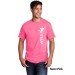 Adult 5.4oz 100% Cotton Tee  - Vertical Staff Logo
