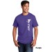 Adult 5.4oz 100% Cotton Tee  - Vertical Staff Logo