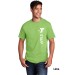 Adult 5.4oz 100% Cotton Tee  - Vertical Staff Logo