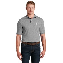 Adult DryBlend™ 5.6-Ounce Jersey Knit Sport Shirt - Screen Printed (Left Chest Y Logo w/ STAFF Back)