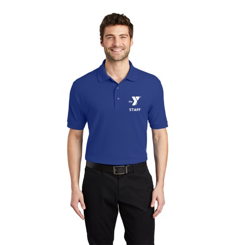 Mens Silk Touch™ Polo - EMBROIDERED LOGO - (Left Chest Y STAFF)