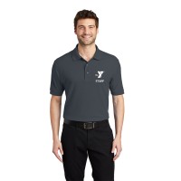 Mens Silk Touch™ Polo - EMBROIDERED LOGO - (Left Chest Y STAFF)