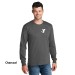 Adult 5.5oz Long Sleeve 100% Cotton Tee  - Screen Print
