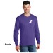 Adult 5.5oz Long Sleeve 100% Cotton Tee  - Screen Print