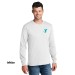 Adult 5.5oz Long Sleeve 100% Cotton Tee  - Screen Print