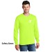 Adult 5.5oz Long Sleeve 100% Cotton Tee  - Screen Print