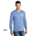 Adult 5.5oz Long Sleeve 100% Cotton Tee  - Screen Print