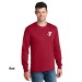 Adult 5.5oz Long Sleeve 100% Cotton Tee  - Screen Print