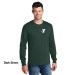 Adult 5.5oz Long Sleeve 100% Cotton Tee  - Screen Print