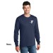 Adult 5.5oz Long Sleeve 100% Cotton Tee  - Screen Print