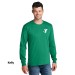 Adult 5.5oz Long Sleeve 100% Cotton Tee  - Screen Print