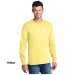 Adult 5.5oz Long Sleeve 100% Cotton Tee  - Screen Print