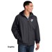 Mens Hooded Raglan Jacket - Screen Printed
