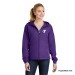 Ladies Colorblock Hooded Raglan Jacket - Screen Printed