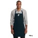Full-Length Two-Pocket Bib Apron - Screen Printed w/ a YMCA Logo