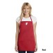 Medium-Length Apron - Screen Printed w/ a YMCA Logo - Screen Printed w/ a YMCA Logo
