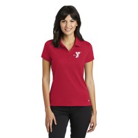 Ladies Nike Ladies Dri-FIT Solid Icon Pique Modern Fit Polo -  Screen Printed or Embroidered  