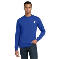 Adult 5.6oz Long Sleeve DryBlend 50/50 Tee  