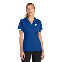 Women's Colorblock Polo - Screen Print 