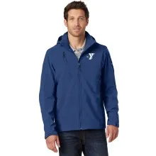 Mens Eddie Bauer® Hooded Soft Shell Parka- Embroidered