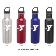 24oz Stainless Steel Bottle with YMCA Logo (Ships from California)