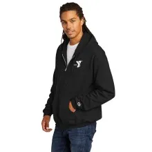 Adult Champion® Eco Fleece Full-Zip Hoodie - Screen Printed