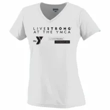 Ladies V-Neck Competitor™ Tee - LiveStrong