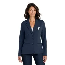 Women's Knit Blazer - Embroidered YMCA Logo